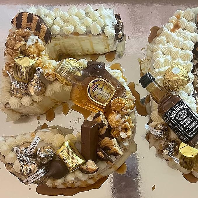 Ducodocu Large Silicone Number Cake Mould 3D Novelty Cake Pan DIY Baking Mold for Birthday Anniversary Number of 5