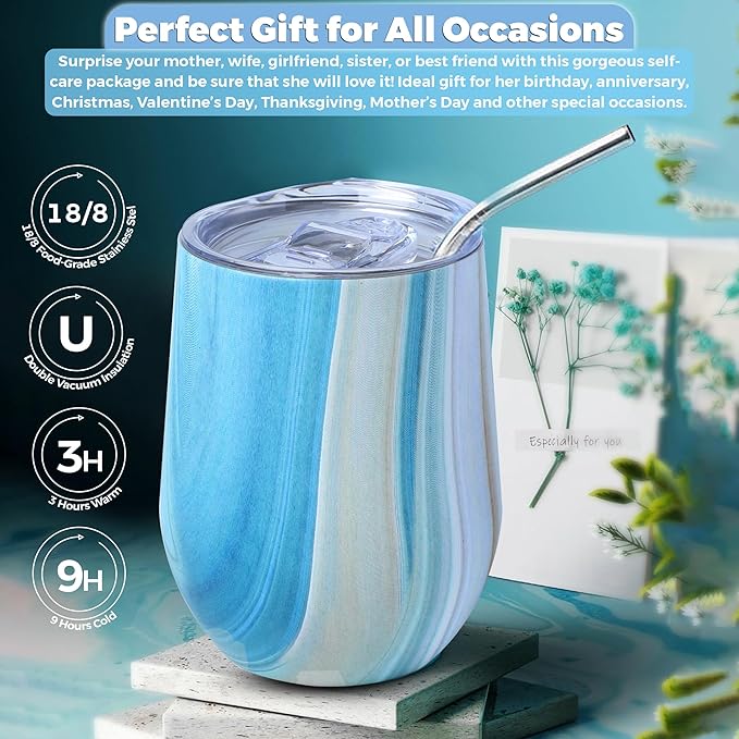 Spa Kit for Women - Spa birthday gifts for women - Relaxing Spa kit Basket- Self Care Package for women - lavender Relaxing Spa Gift Set - Spa Gift Set for Women, Sisters and Mothers Day-BrightBean Baby