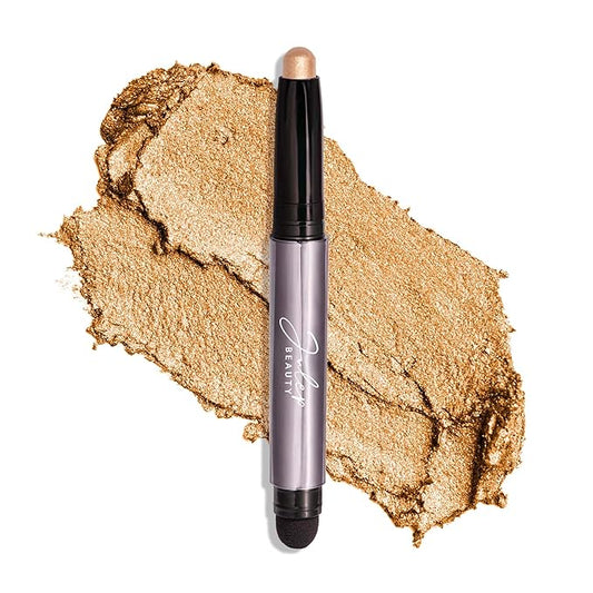 Julep Eyeshadow 101 Cream-to-Powder Waterproof Shadow Stick – Warm Gold Shimmer – Long-Lasting, Crease-Proof, Golden Shimmer Cream Eyeshadow with Built-in Smudger-BrightBean Baby