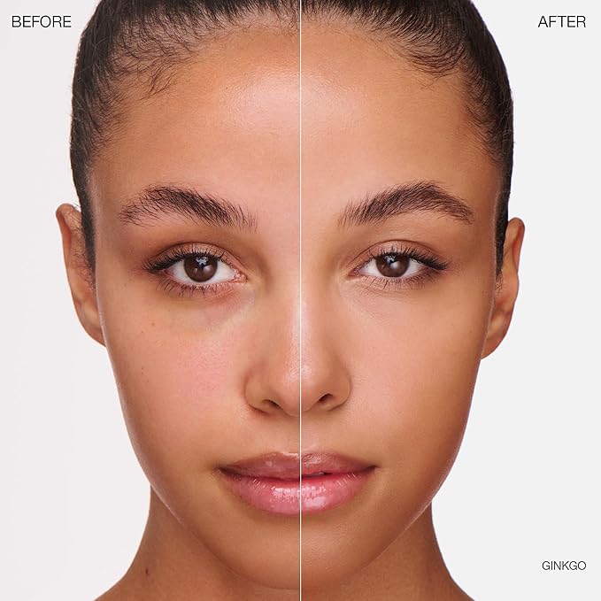 Ogee Complexion Perfecting Liquid Foundation - Lightweight Tinted Moisturizer For Face (Gingko 5.00N - Medium Tan, Neutral Undertones) - with Vitamin C & Jojoba Oil - Certified Organic & Made in USA-BrightBean Baby