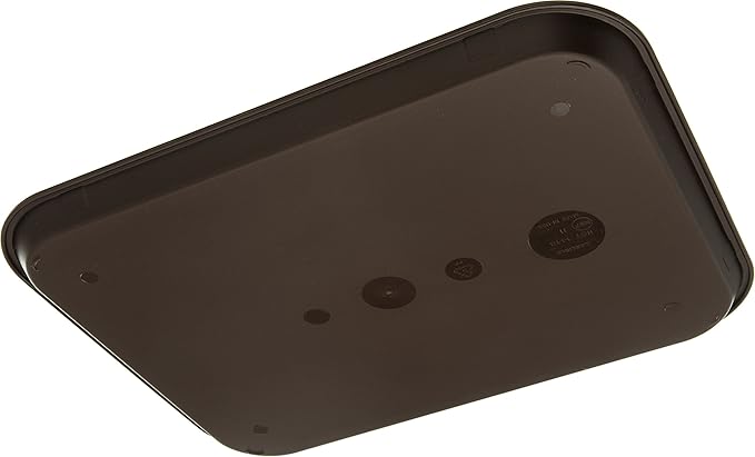 Carlisle FoodService Products Cafe Cafeteria Tray Meal Tray, Fast Food Tray with Patterned Surface for Cafeterias, Fast Food, and Dining Room, Plastic, 14 x 18 Inches, Chocolate, (Pack of 12)