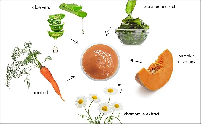 Raya Pumpkin Enzyme Facial Puree (127) | Gentle and Exfoliating Treatment for All Skin | Reduces Fine Lines and Minimizes Pore Size-BrightBean Baby