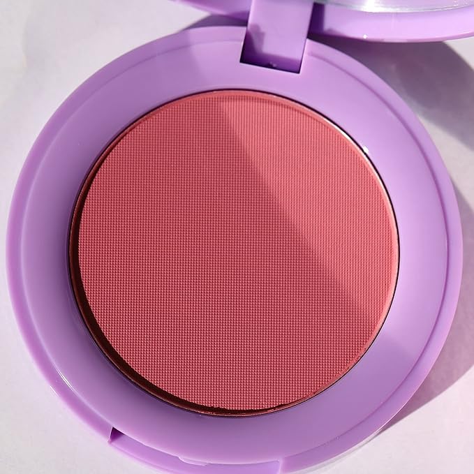 Half Caked In Bloom Powder Blush | vegan & cruelty-free, fragrance-free, highly pigmented, primer-infused | 3.8g (Soft Serve)-BrightBean Baby
