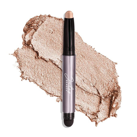 Julep Eyeshadow 101 Cream-to-Powder Waterproof Shadow Stick – Champagne Shimmer – Long-Lasting, Crease-Proof, Medium Golden-Beige Shimmer Cream Eyeshadow with Built-in Smudger-BrightBean Baby