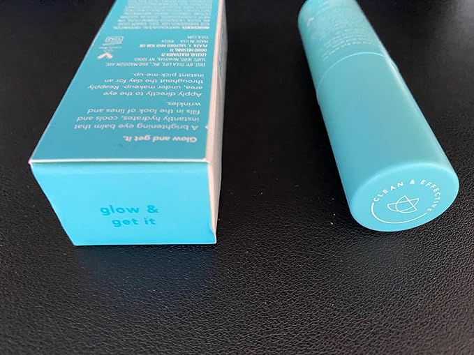 TULA Skin Care Eye Balm Glow & Get It - Dark Circle Treatment, Instantly Hydrate and Brighten Undereye Area, Portable and Perfect to Use On-the-go, 0.35 oz.-BrightBean Baby