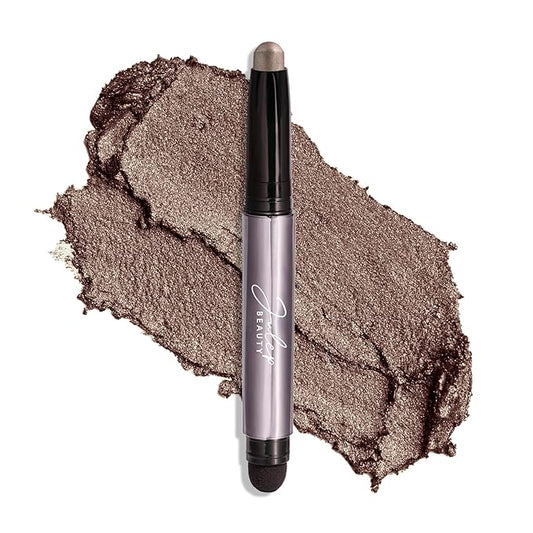 Julep Eyeshadow 101 Cream-to-Powder Waterproof Shadow Stick – Taupe Shimmer – Long-Lasting, Crease-Proof, Soft Grey Shimmer Eyeshadow with Built-in Smudger-BrightBean Baby
