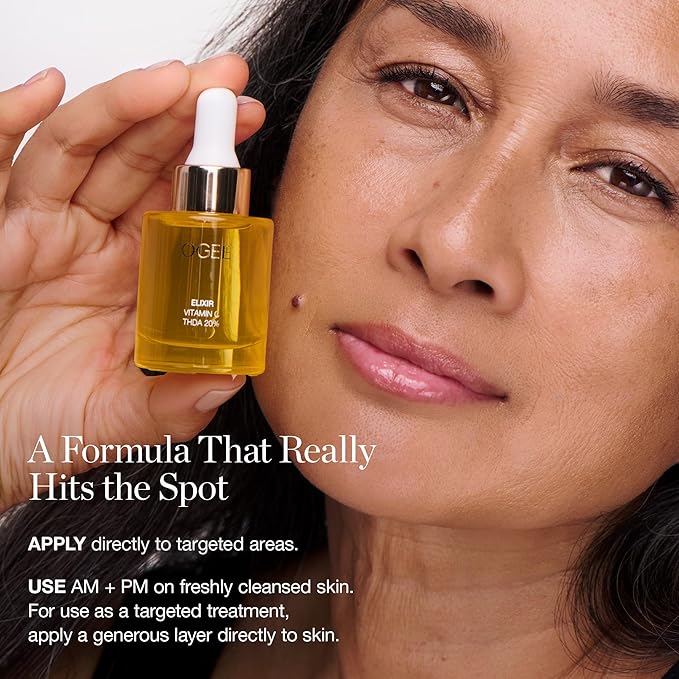 Ogee Vitamin C THDA 20% Elixir - Certified Organic Vitamin C Face Serum - Brightening Vitamin C Serum for Face-BrightBean Baby