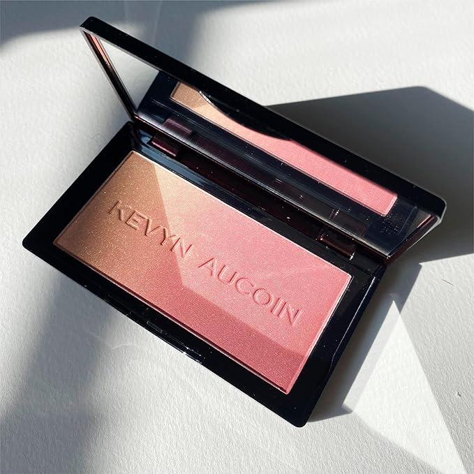 Kevyn Aucoin The Neo-Blush, Grapevine: Blush makeup compact. Trio palette of gradient colors. Blends pearl, satin & matte finishes for highlighting cheeks. Personalized looks - natural to pop of color-BrightBean Baby
