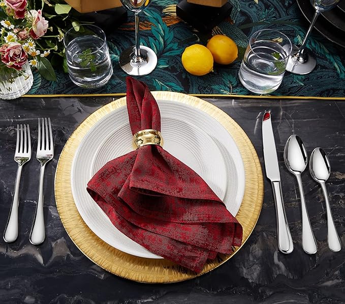 KEAWELL Premium Verona 8-Piece Spoon Set 6.5-Inch – 18/10 Stainless Steel, Heavy-Duty Mirror-Finished Flatware for Daily Meals, Hosting, and Special Occasions (8, Teaspoons)