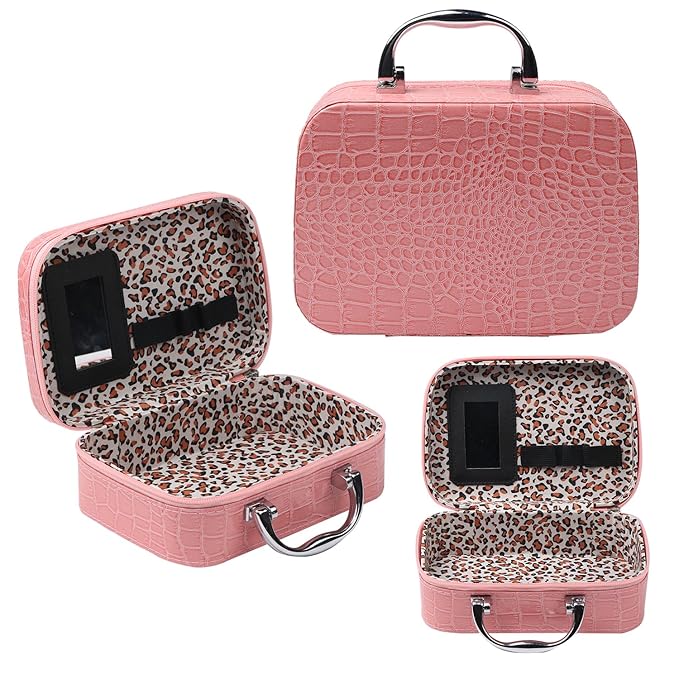 All in One Makeup Kit for Makeup storage bag 2X14 Colors Eyeshadow Palette Liquid Foundation Eyeliner Pencils Contouring Stick Lip Gloss Eyebrow Pencils 20Pcs Makeup Brushes etc For Women Girls Teens (Pink)-BrightBean Baby