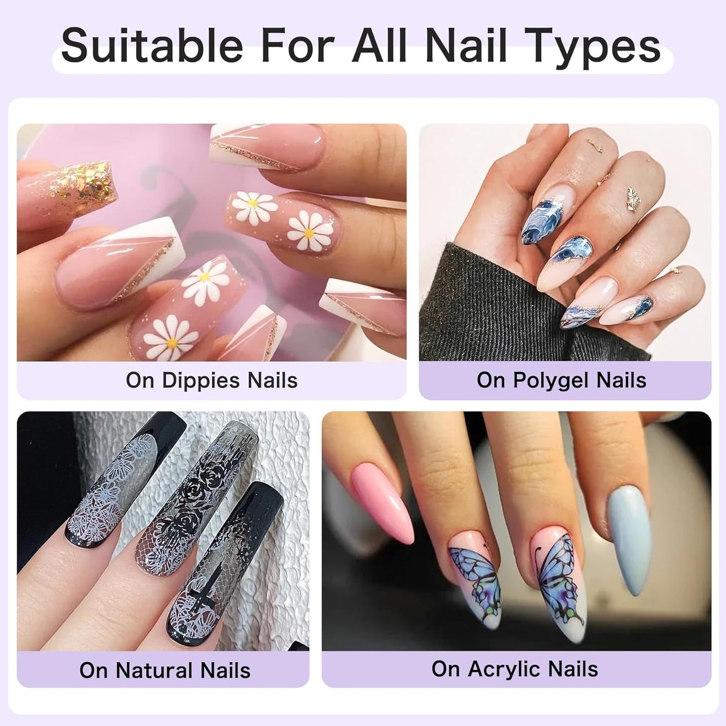 Nail Foil Glue Gel: Nail Art Foil for Foil Stickers Nail Glue Foil Transfer Gel - 15ML Transfer Glue Nail Art Manicure DIY Enthusiasts - Required LED Lamp Soak Off-BrightBean Baby