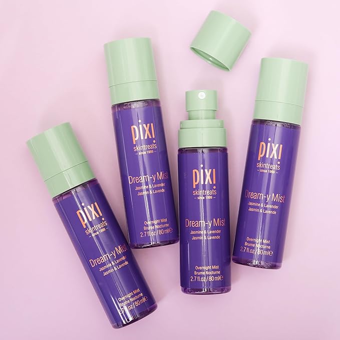 Pixi Beauty Dream-y Mist | Elixir Facial Mist | Help Hydrate & Preserve Skin with Jasmine, Lavender, Chamomile, 80ml-BrightBean Baby