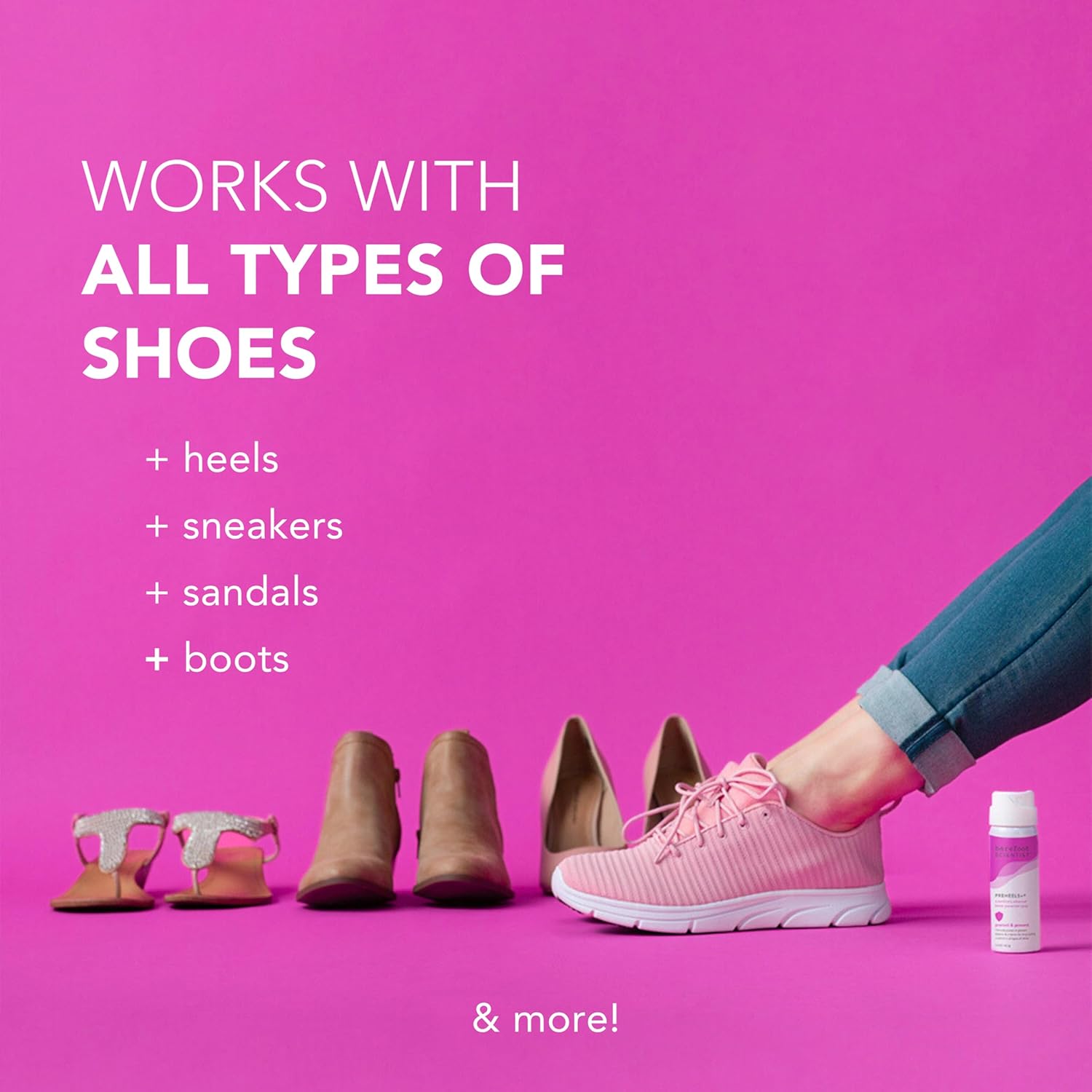 Barefoot Scientist PreHeels+ Blister Prevention Spray, Innovative Invisible Protective Barrier Against Blisters-BrightBean Baby