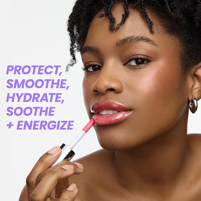 Wonderskin Lip Oil Rehab Serum - Tinted Lip Oil for Women, Hydrating, Moisturizing, and Non-Sticky Red Tint Serum for Dry Lips (Amour)-BrightBean Baby