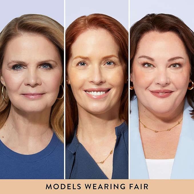 LAURA GELLER NEW YORK Baked Balance-n-Brighten Foundation with Kabuki Brush Makeup Set, Fair-BrightBean Baby