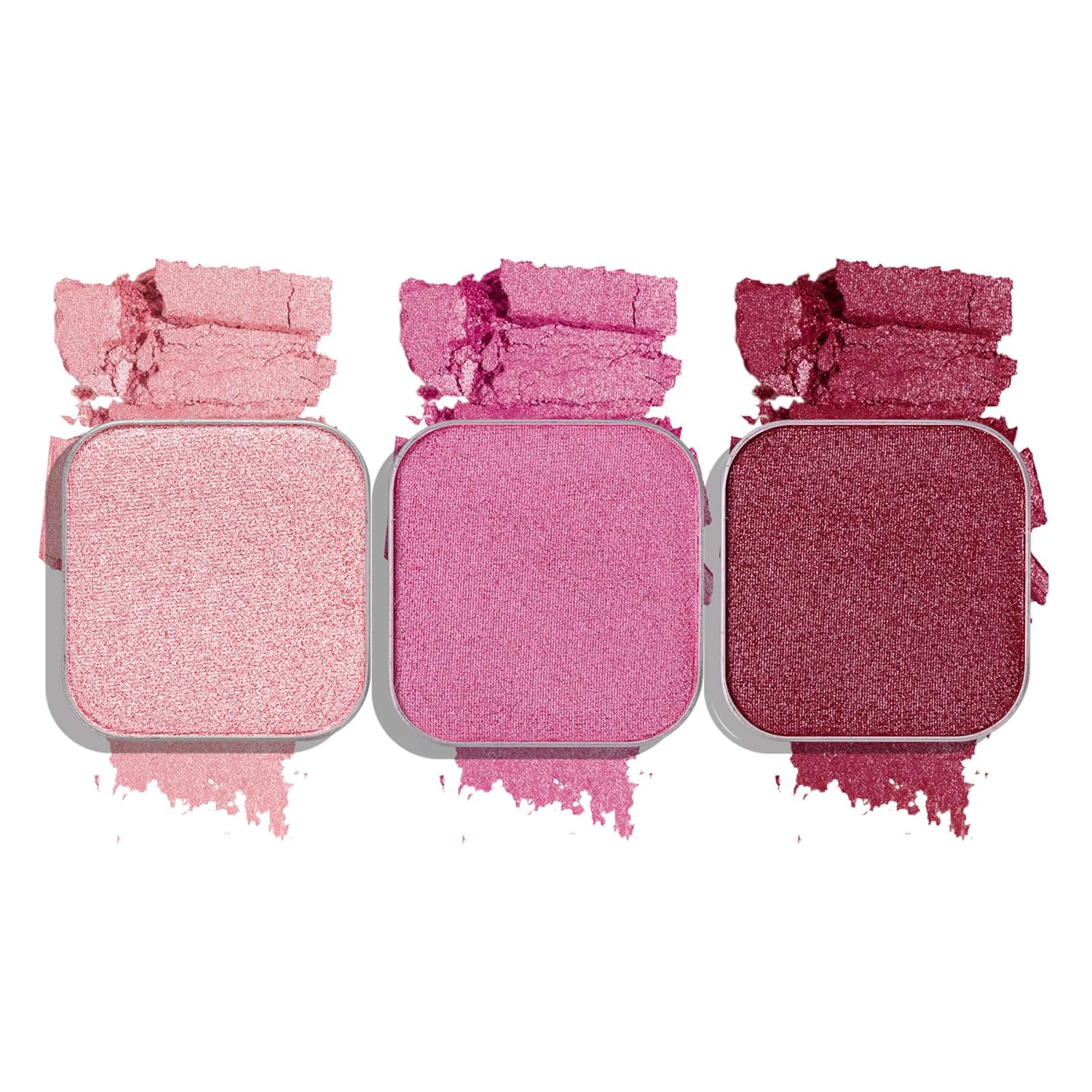 3-Color Eyeshadow Combo Pack – Matte & Shimmer Neutral Shades,Powder, Highly Pigmented, Long-Lasting, Refills Pans for Custom Magnetic Palette-BrightBean Baby