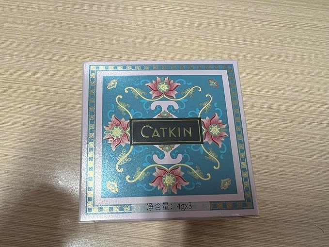 CATKIN Poreless Finish Loose Setting Powder Makeup, Translucent Matte Finishing Makeup for All Skin Tones, 3 Colors Even Skin Tone – 0.42 oz Includes Velour Puff-BrightBean Baby