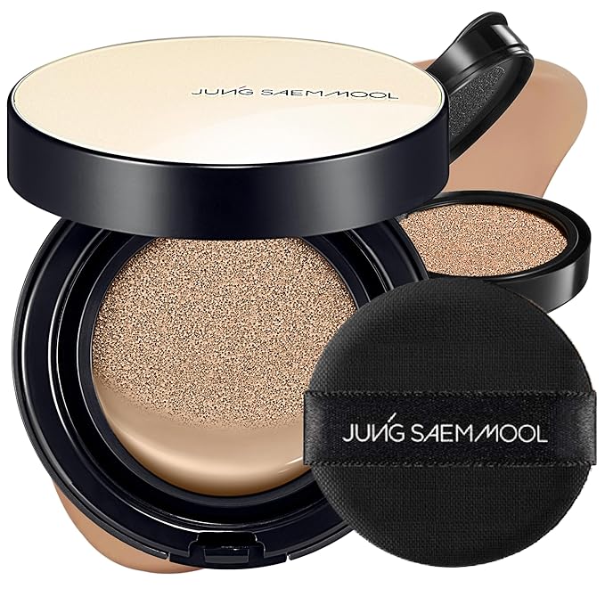 [JUNGSAEMMOOL OFFICIAL] Essential Skin Nuder Cushion (09 Bronze) | Refill Included | Natural Finish | SPF50 Broad Spectrum | Makeup Artist Brand-BrightBean Baby