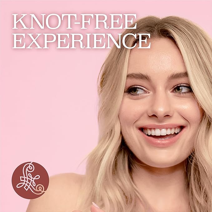 Luseta Tangle Free Routine Hair Serum Oil for Women and Men Detangling with Keratin and Argan Oil, Color Safe for Curly and Wavy Hair, Paraben & Gluten Free 3.38oz-BrightBean Baby