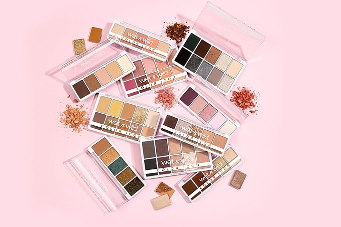 wet n wild Color Icon Eyeshadow Makeup 5 Pan Palette, Matte, Shimmer, Metallic, Long Wearing, Rich Buttery Pigment, Cruelty Free - Walking On Eggshells-BrightBean Baby