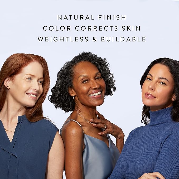 LAURA GELLER NEW YORK Baked Balance-N-Brighten Color Correcting Foundation, Sand + Kabuki Brush-BrightBean Baby