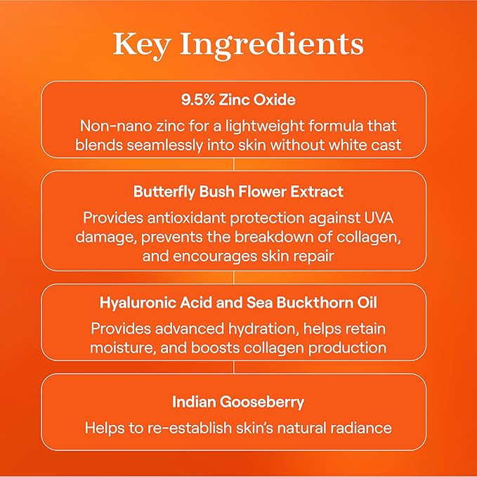 Live Tinted Hueguard Skin Tint SPF 50 - Tinted Mineral Sunscreen with Light-Medium Buildable Coverage With a Hydrating and Radiant Finish - Water and Sweat Resistant, 1.35 fl oz - Shade 01-BrightBean Baby
