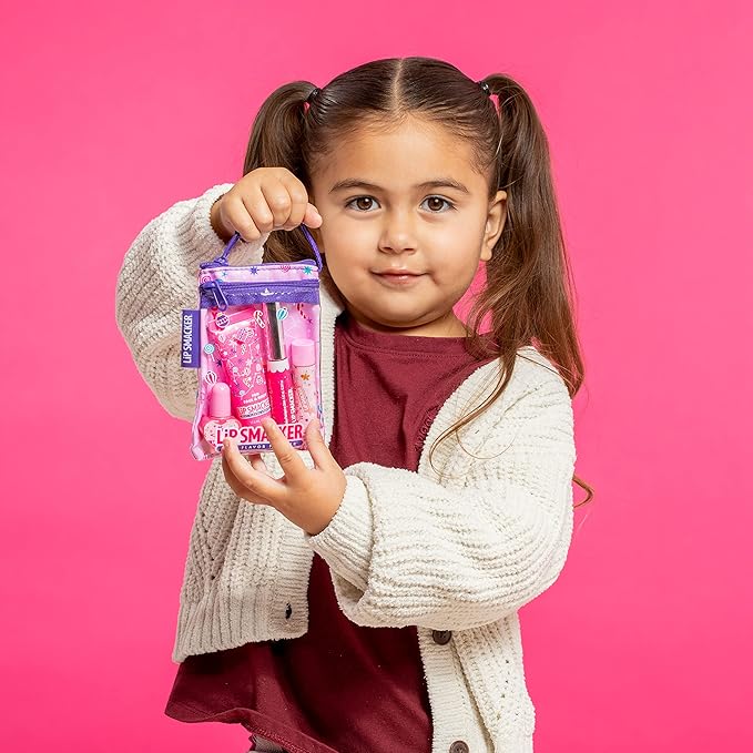 Lip Smacker Holiday Christmas Original & Best Glam Makeup Bag Makeup Set For Girls-BrightBean Baby