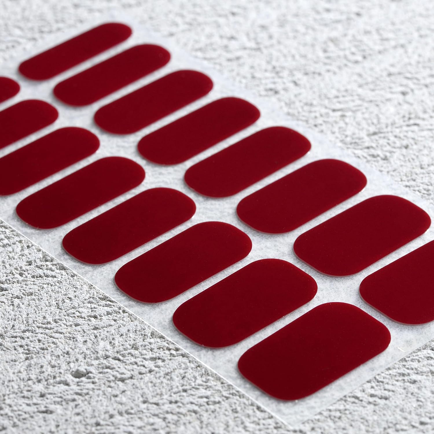 Nail Polish Strips, 32PCS Salon Quality Wraps, Long Lasting Gel Nail Stickers for Women Easy Apply& Remove (Vinery Red)-BrightBean Baby