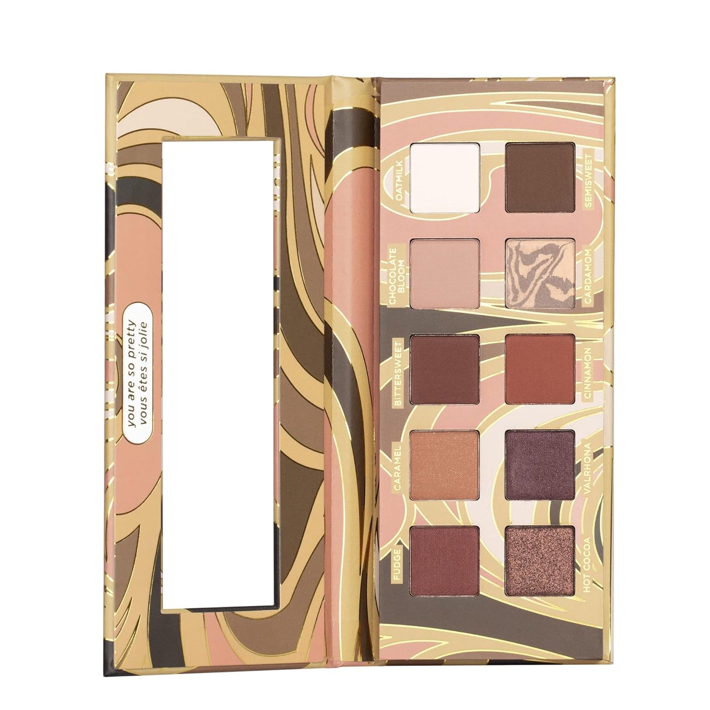 Pacifica Cocoa Nudes Mineral Eyeshadow Palette – 10 Shades Eye Makeup Naked Mineral Eye Shadow - Earth-Tone Rich Chocolate & Praline Neutral Talc-Free Highly Pigmented Cocoa Butter Clean Beauty Vegan-BrightBean Baby