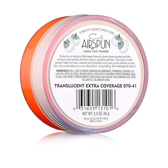 Airspun Coty Loose Face Powder, Translucent, Pack of 2-BrightBean Baby