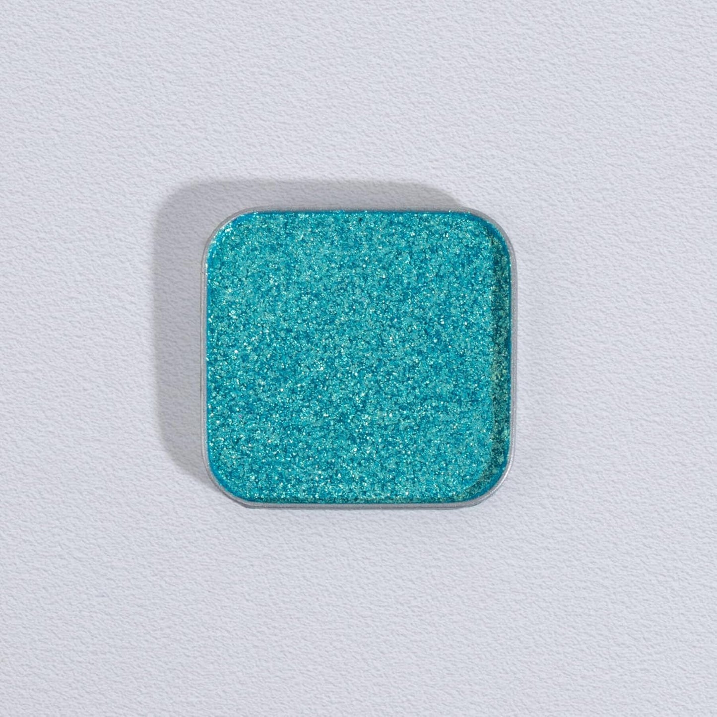 Chameleon Single Eyeshadow – Blue-Green Shimmer,Pressed Powder, Square Pan, Fits Magnetic Palettes,High Pigment, Smudge-Proof, Smooth Blend, All-Day Wear (Mermaid Flip)-BrightBean Baby