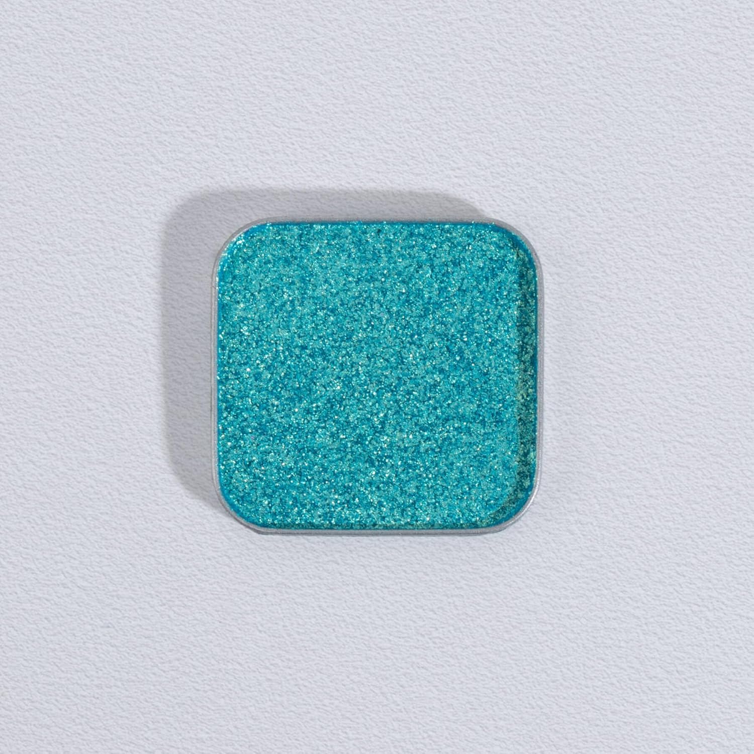 Chameleon Single Eyeshadow – Blue-Green Shimmer,Pressed Powder, Square Pan, Fits Magnetic Palettes,High Pigment, Smudge-Proof, Smooth Blend, All-Day Wear (Mermaid Flip)-BrightBean Baby