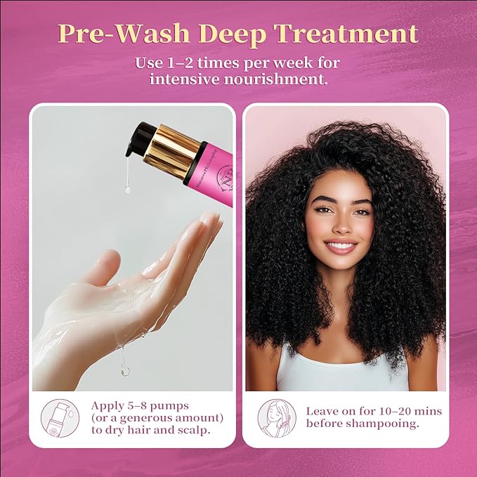 NP NATURES PHILOSOPHY Moroccan Argan Oil - Hair Serum Organic, Anti-Frizz, Repairs Damaged Hair, Adds Shine for All Hair Types Aussie Allergy-Free Moroccan Oil Hair Products 1.69 Fl oz-BrightBean Baby