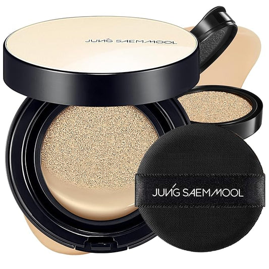 [JUNGSAEMMOOL OFFICIAL] Essential Skin Nuder Cushion (07 Medium) | Refill Included | Natural Finish | SPF50 Broad Spectrum | Makeup Artist Brand-BrightBean Baby