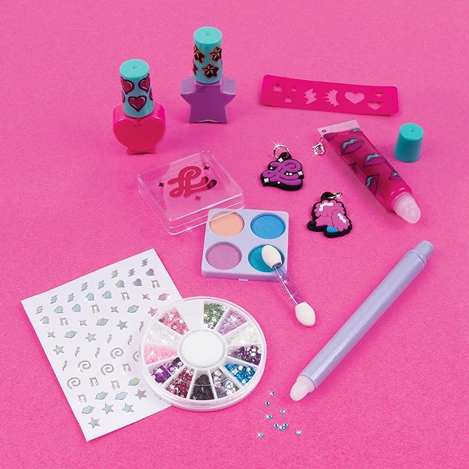 That Girl Lay Lay: Slay All Day Cosmetic Expressions - 12 Piece Set, Make It Real, Nickelodeon, Nails-Eyes-Lips-Style!, Beauty & Makeup Kit, Nail Art, Tweens & Girls, Kids Ages 6+-BrightBean Baby