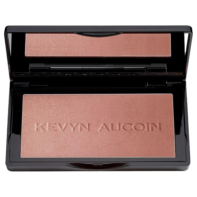 Kevyn Aucoin The Neo-Bronzer, Dusk Medium: 3 in 1 makeup palette. Highlighter, blush & bronzer in one smooth gradient makeup compact. Shimmer & matte in light, medium & deep. Sun-kissed to bronzed.-BrightBean Baby