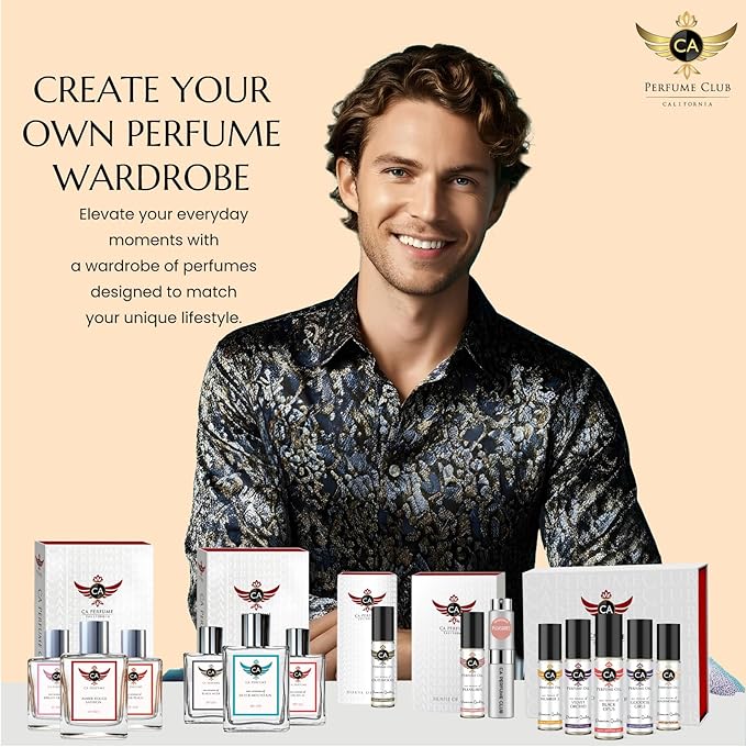 CA Perfume Impression of Mr. Savage For Men Replica Fragrance Body Oil Dupes Alcohol-Free Roll-On 0.3 Fl Oz/10ml-BrightBean Baby