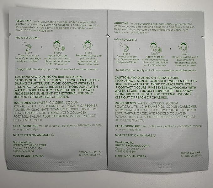 nu-pore Revitalizing Gel Eye Strips, Bulk Case of 48-BrightBean Baby