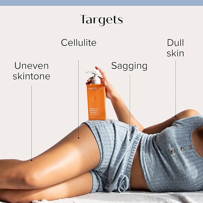 MEDIX Vitamin C Cream + Anti Aging Argan Oil Cream 2PC Skin Care Bundle | Moisturizer Body Cream & Face Lotion | Brightening Body Lotion For Women, Uneven Skin Tone, Wrinkles, & Sun Damaged Skin, 2PC-BrightBean Baby