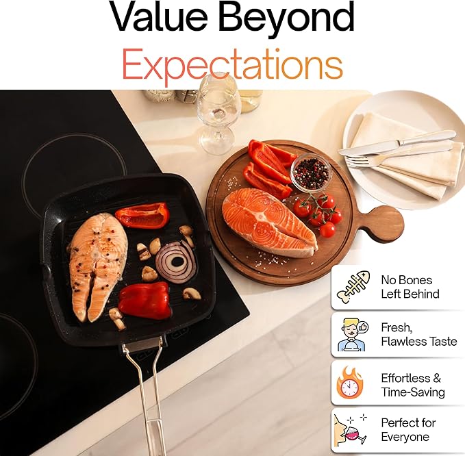 Fish bone tweezers deboner tool for salmon – fish tweezers bones remover pliers deboning tweezer tool, fish bone pliers pin bones deboner, stainless steel fish cleaning tools