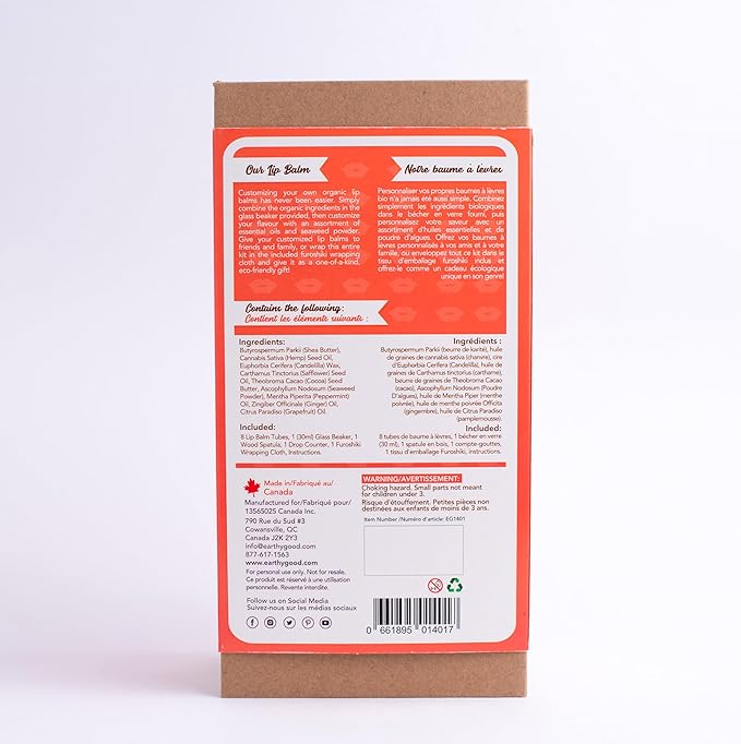 Earthy Good Organic DIY Lip Balm Making Craft Kit By Kiss Naturals-BrightBean Baby