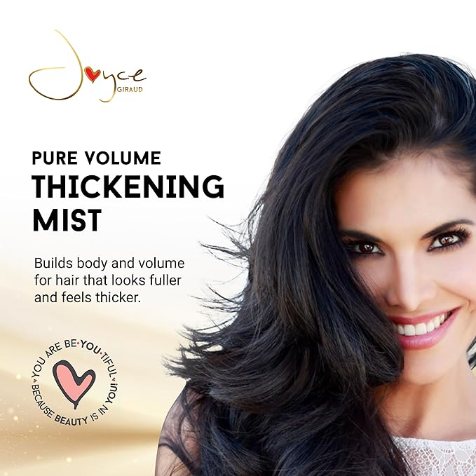 Joyce Giraud Volumizing & Thickening Mist, Adds Body & Fullness, Cherry Almond Scent, 8 Fl. Oz-BrightBean Baby