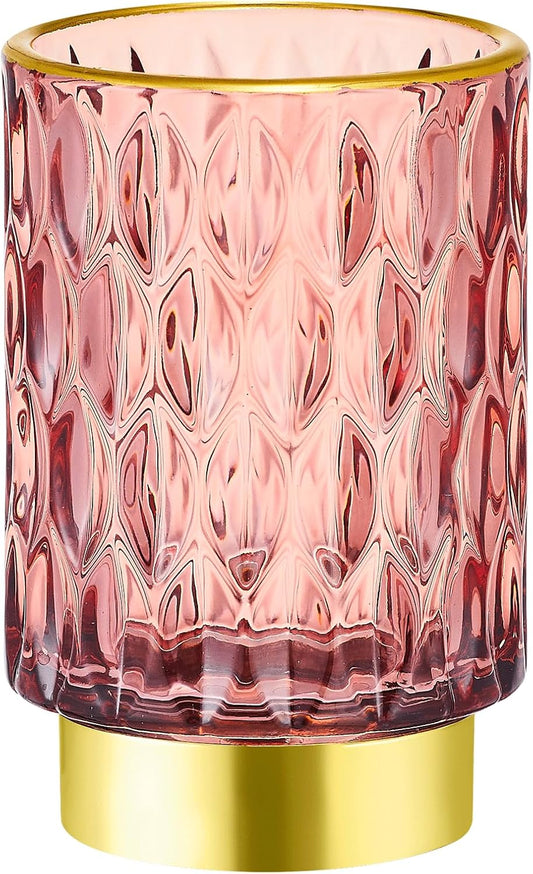 Makeup Brush Holder Organizer,Toothbrush Holders,Desk Pen Pencil Holder,Multifunctional Vintage Glass Brush Cup（A39-4-US）-BrightBean Baby