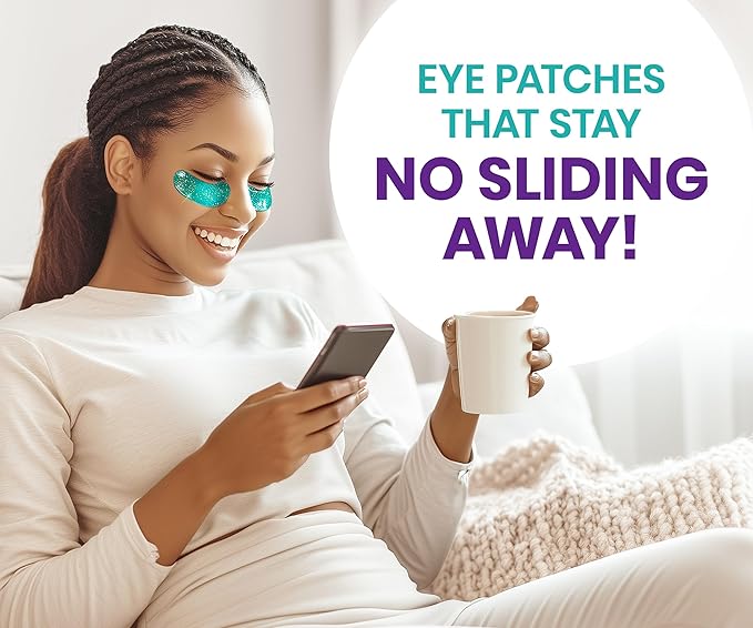 Stylia Under Eye Patches for Puffy Eyes and Dark Circles (30 Pairs) - Marine Collagen Under Eye Mask with Retinol, Vitamin C, Hyaluronic Acid, Pearl Extract - Eye Masks for Dark Circles and Puffiness-BrightBean Baby