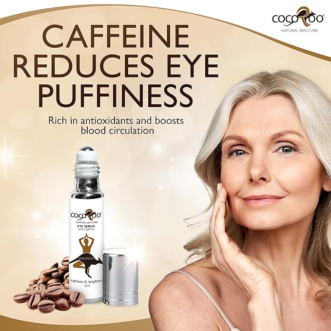 Caffeinated Eye Serum, Nutrient-Dense, 100% Pure, Natural & Vegan (Unscented)-BrightBean Baby