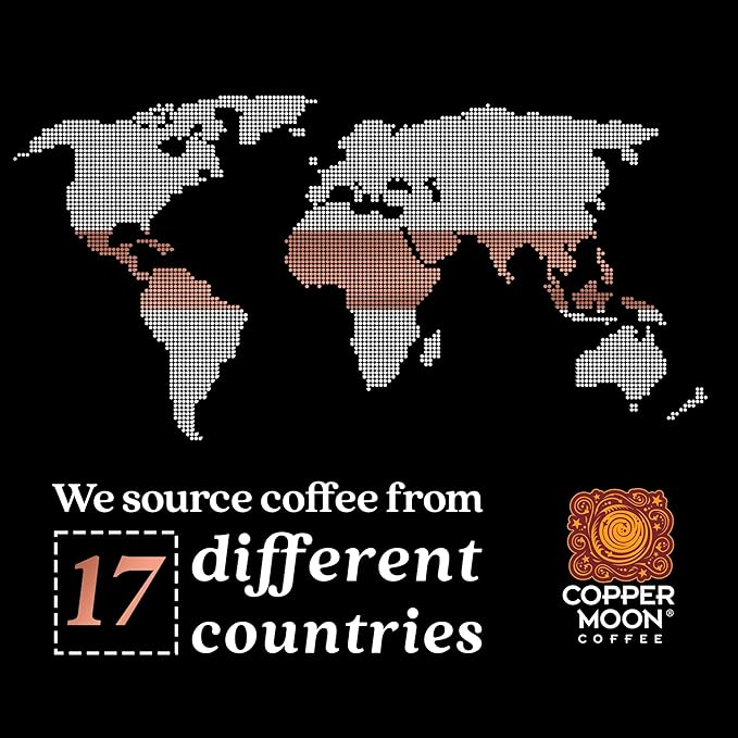 Copper Moon Single Serve Coffee Pods for Keurig K-Cup Brewers, Light Roast, Bean Me Up Blend, 72 Count