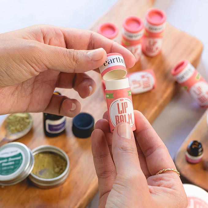 Earthy Good Organic DIY Lip Balm Making Craft Kit By Kiss Naturals-BrightBean Baby