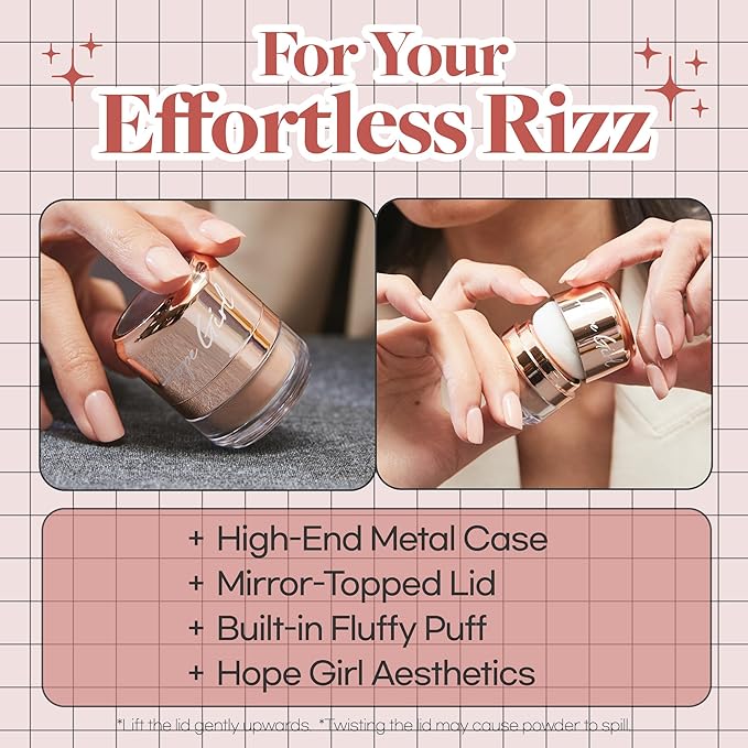 Hope Girl 3D Powder Blusher 0.17oz | Skin-Loving Korean Mini Blush for Cheeks and Eye Makeup w/Allantoin | K Beauty Cool Toned Vibrant Sunkissed Fine Powder Makeup Blush Cosmetics (#07 Dry Rose)-BrightBean Baby