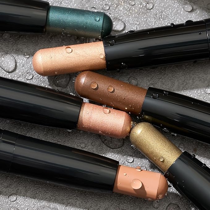 Julep Eyeshadow 101 Crème-to-Powder Waterproof Eyeshadow Stick – Honey Gold Shimmer – Long-Lasting, Crease-Proof, Warm Golden Shimmer Cream Eyeshadow with Built-in Smudger