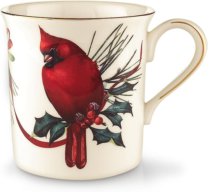 Lenox 6049837 Winter Greetings Mug, Christmas & Holiday Drinkware